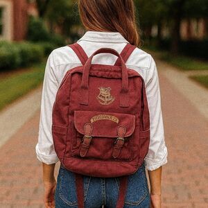 Harry Potter Blue Sky Studios Backpack Carryall School Bag Tote Collapsible Burg